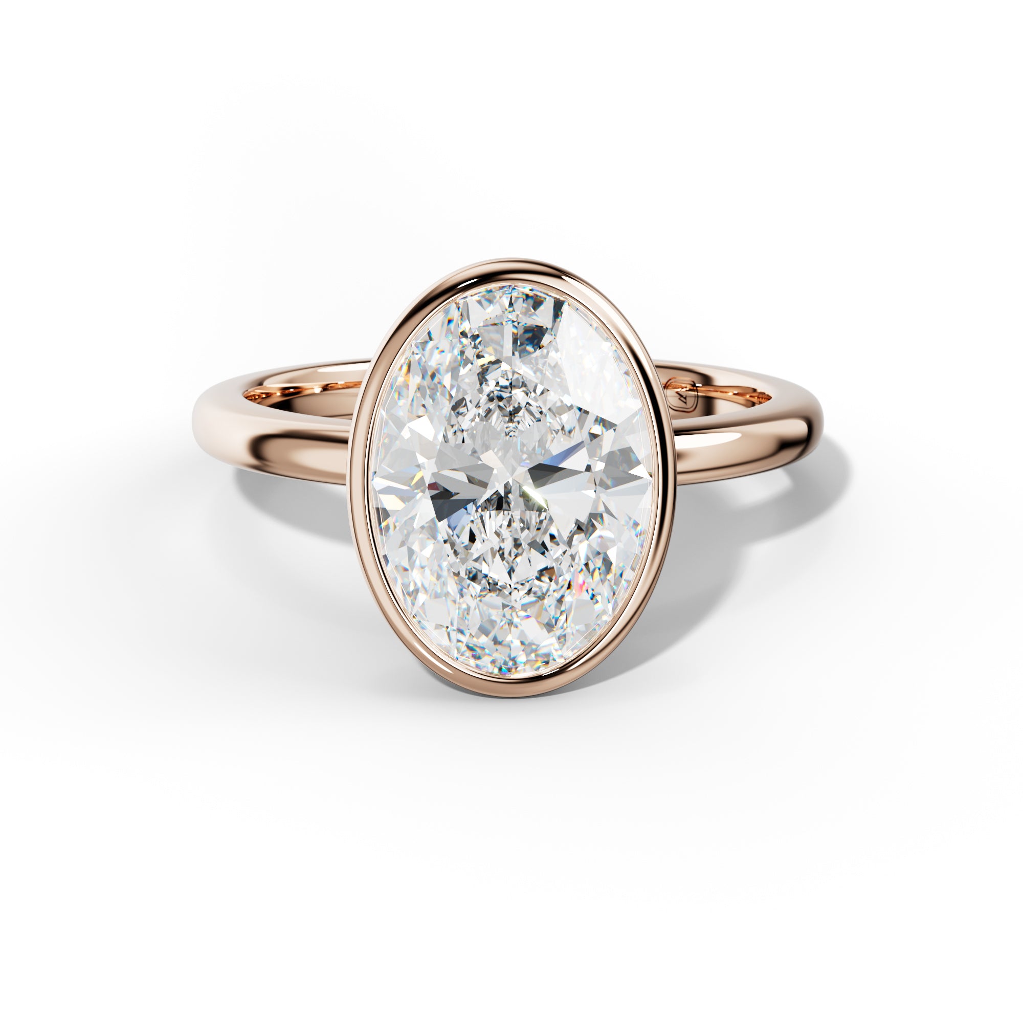 Malaya Oval Diamond  Engagement Ring