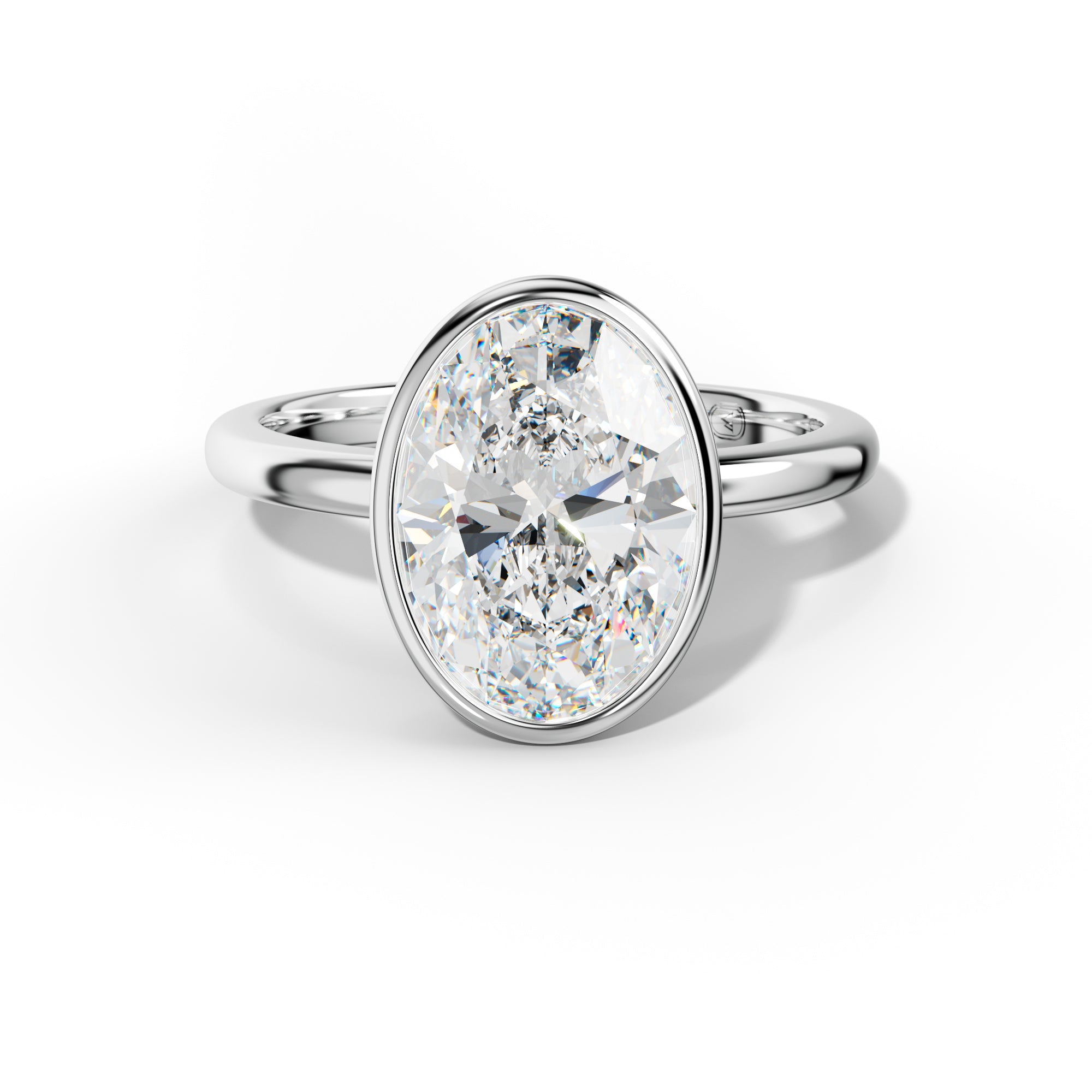 Malaya Oval Diamond  Engagement Ring