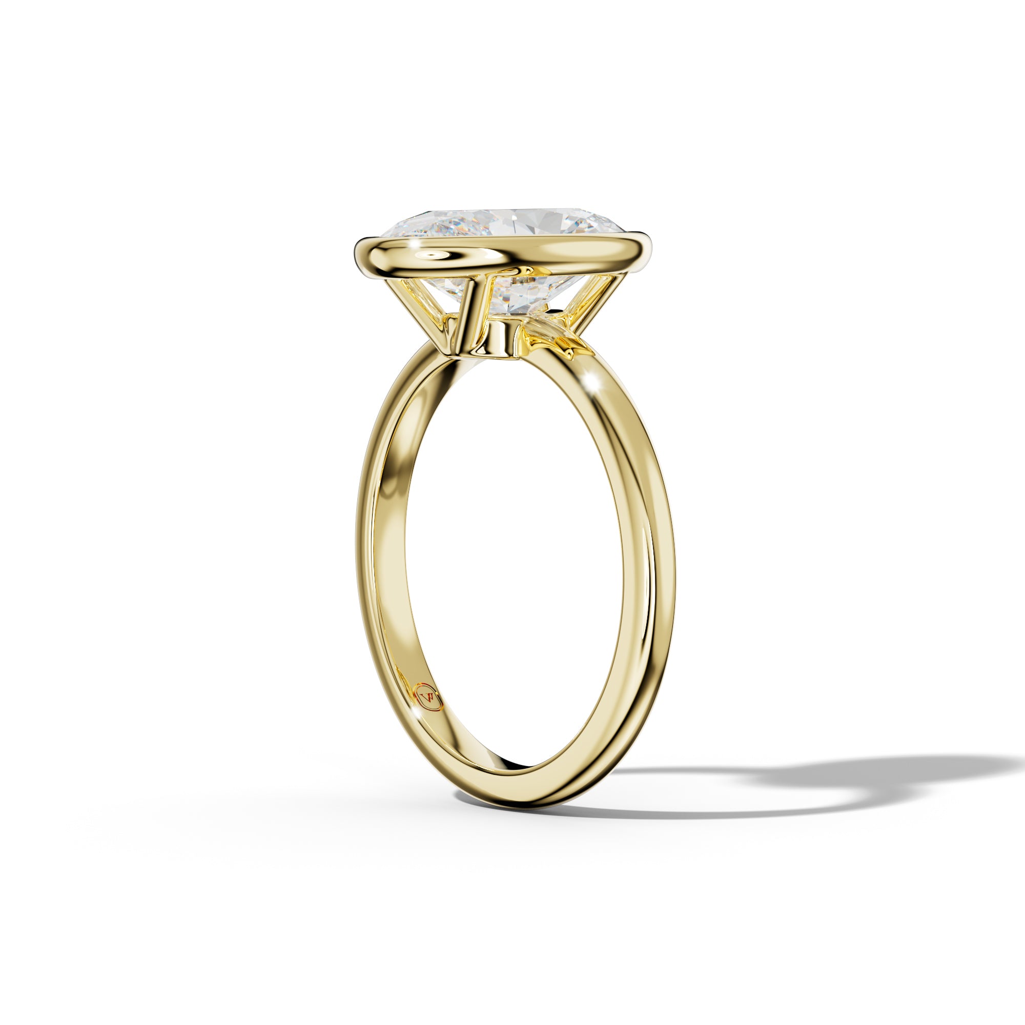 Malaya Oval Diamond  Engagement Ring