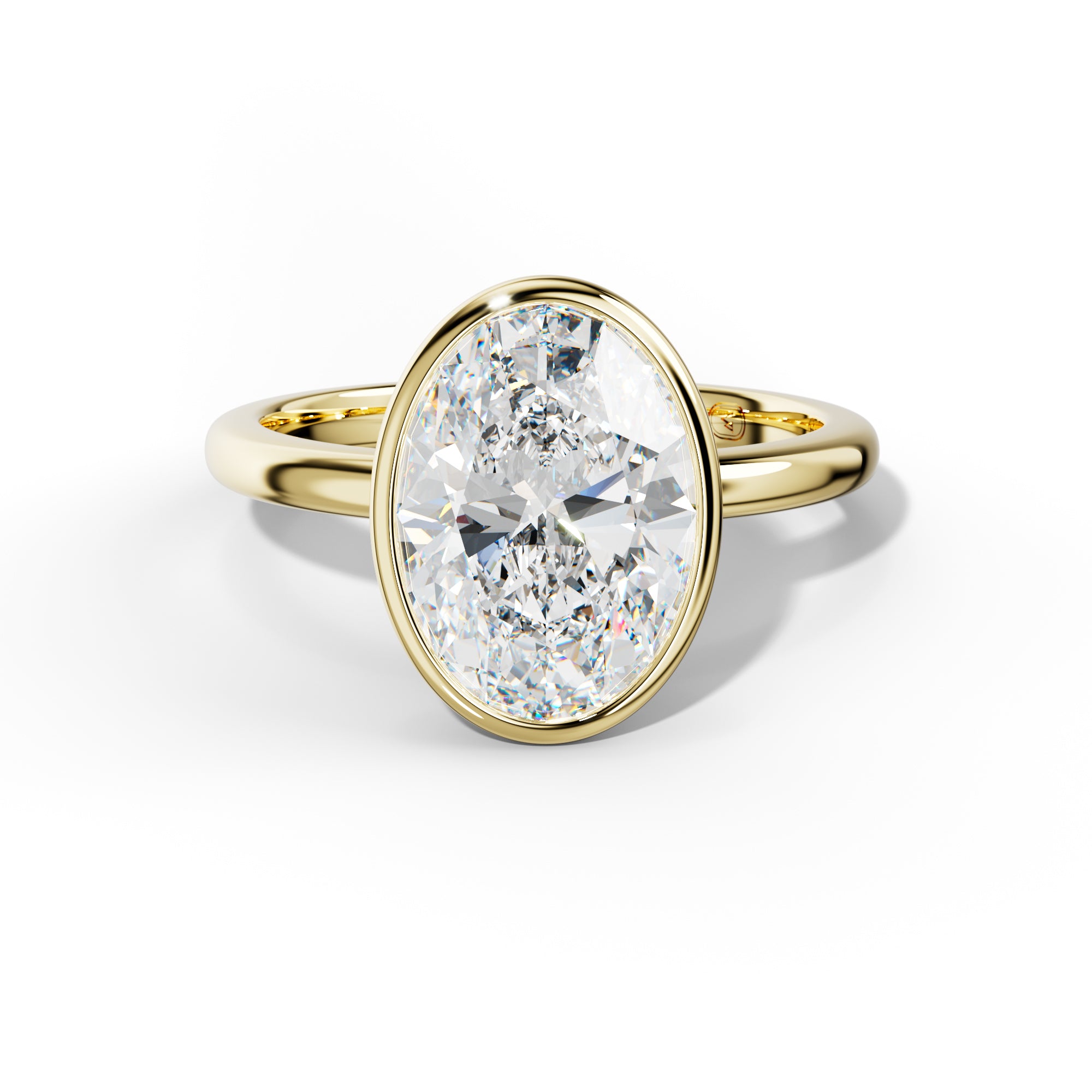 Malaya Oval Diamond  Engagement Ring