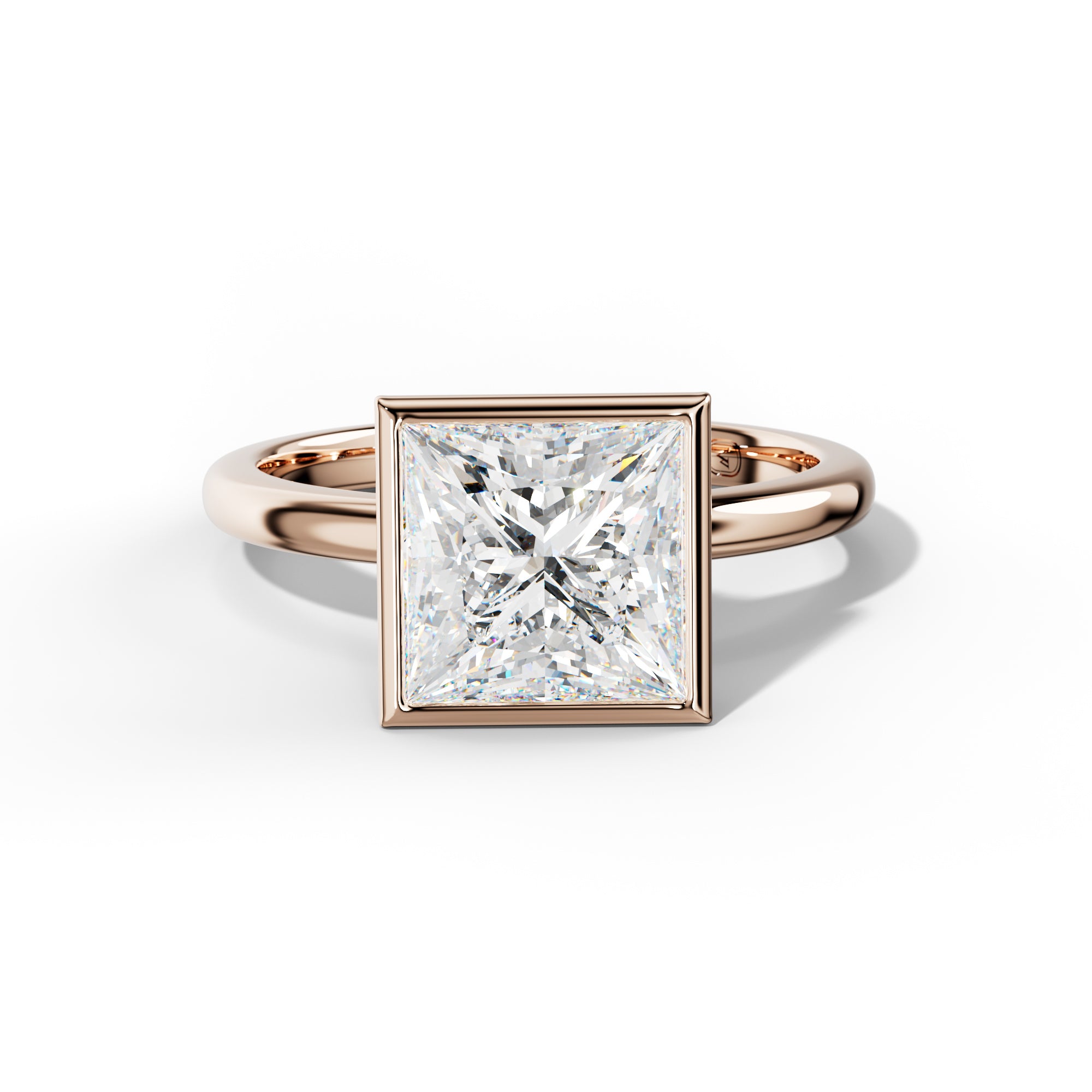 Malaya Princess Cut  Engagement Ring