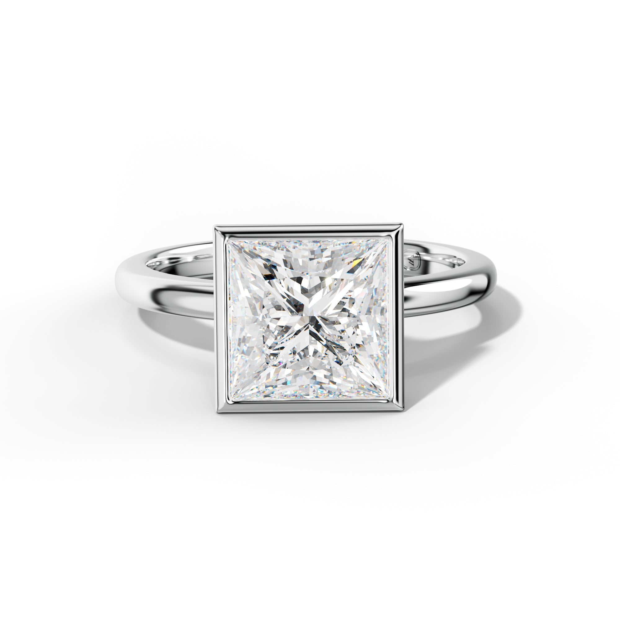 Malaya Princess Cut  Engagement Ring