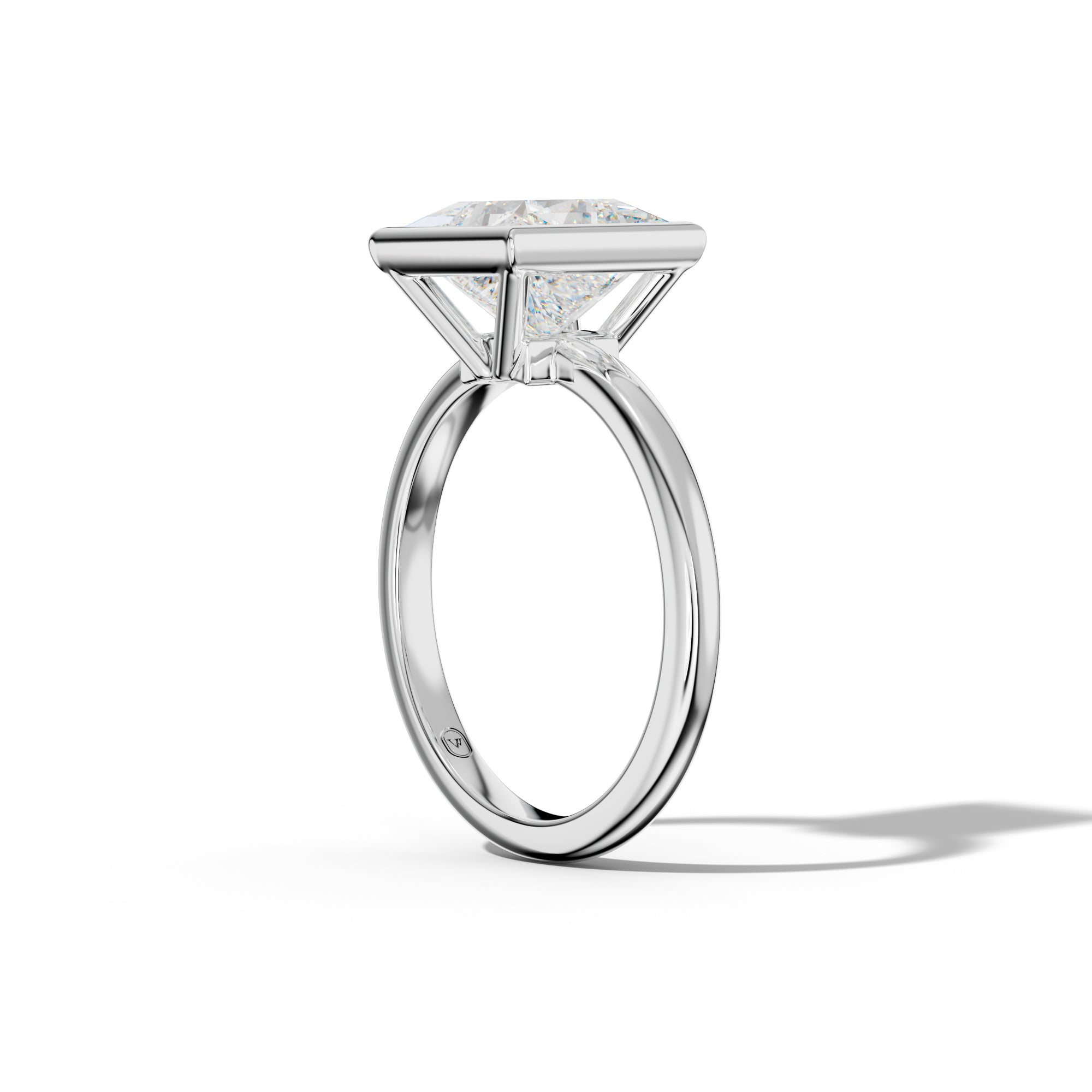 Malaya Princess Cut  Engagement Ring