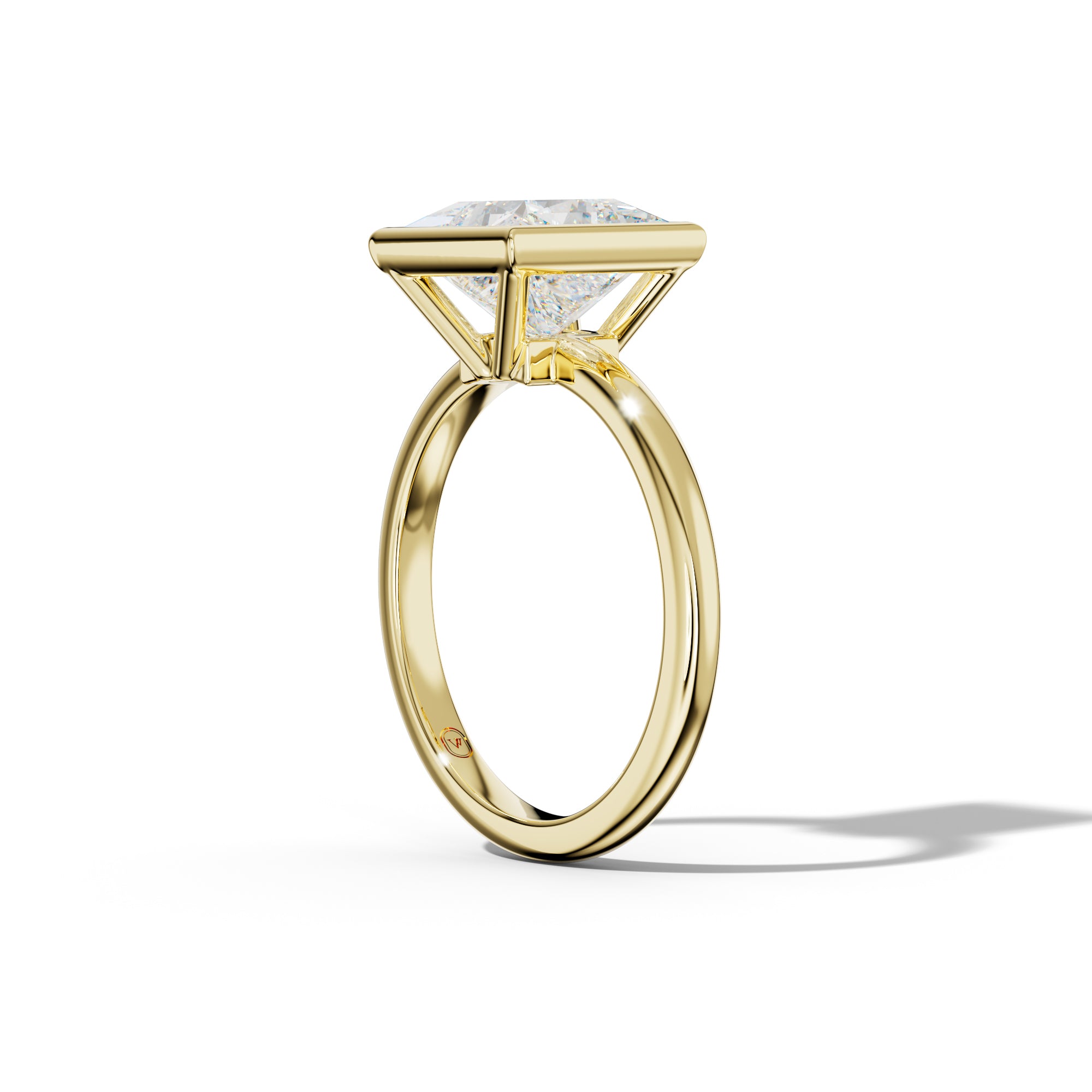 Malaya Princess Cut  Engagement Ring