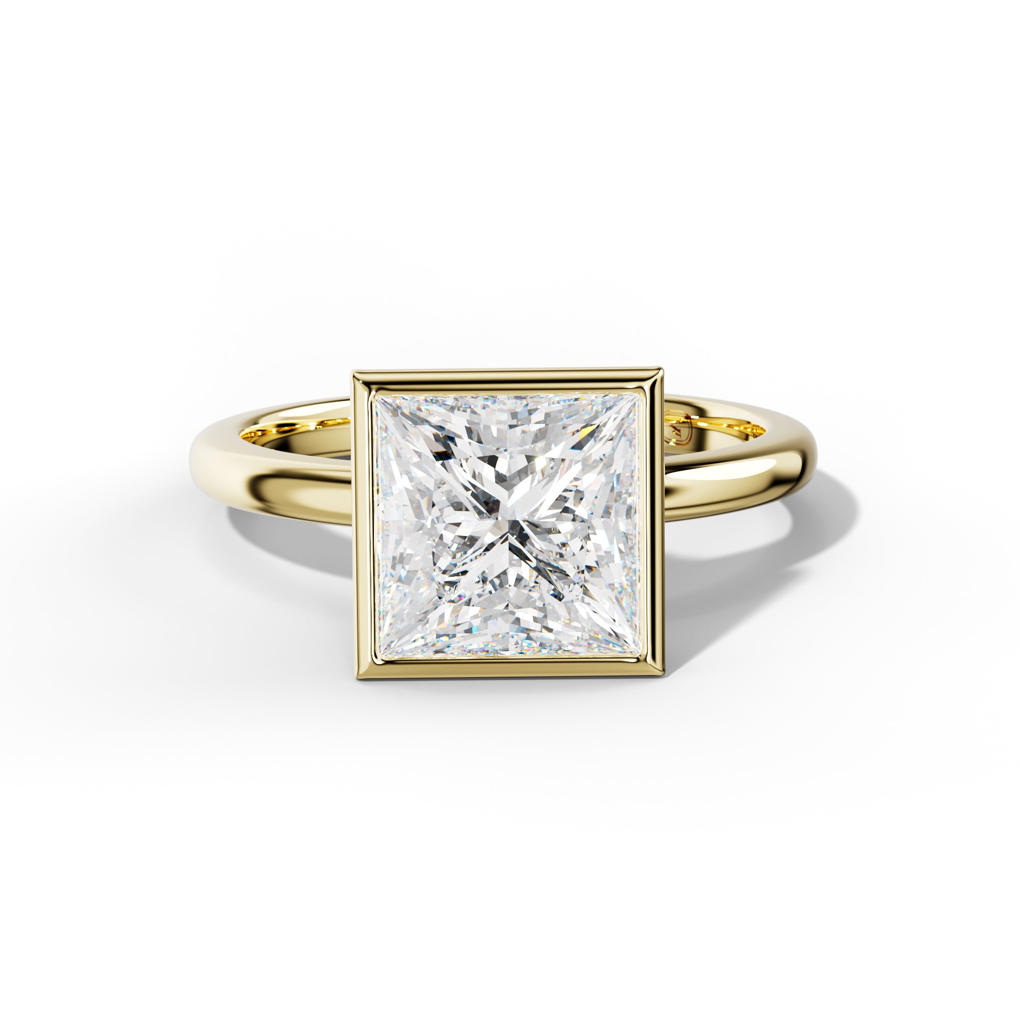 Malaya Princess Cut  Engagement Ring
