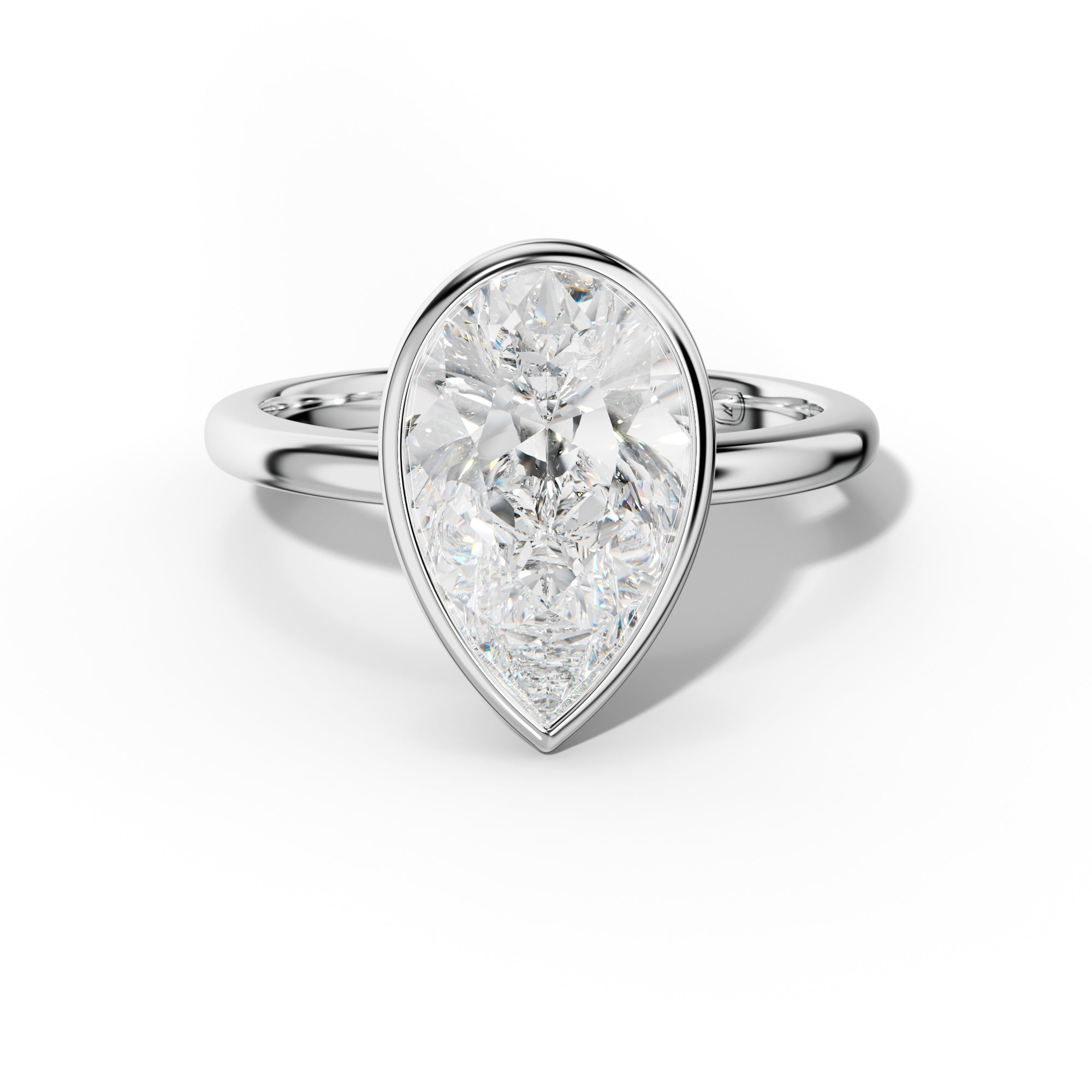 Malaya Pear Shape Engagement Ring