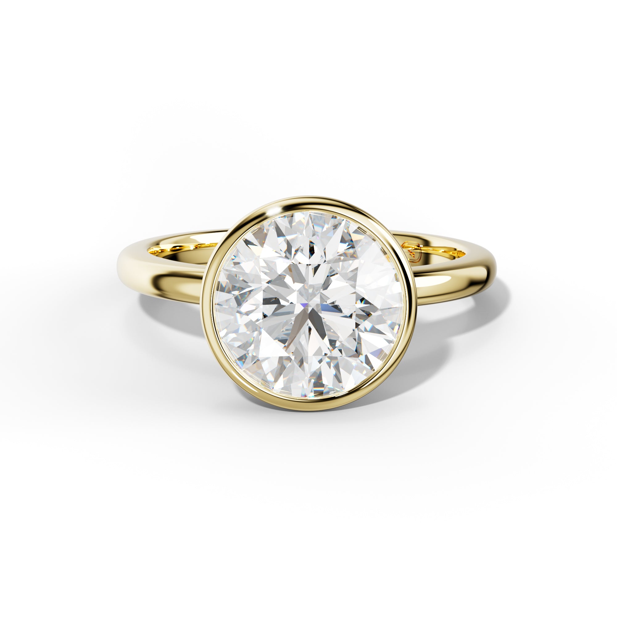 Malaya Round Diamond Engagement Ring