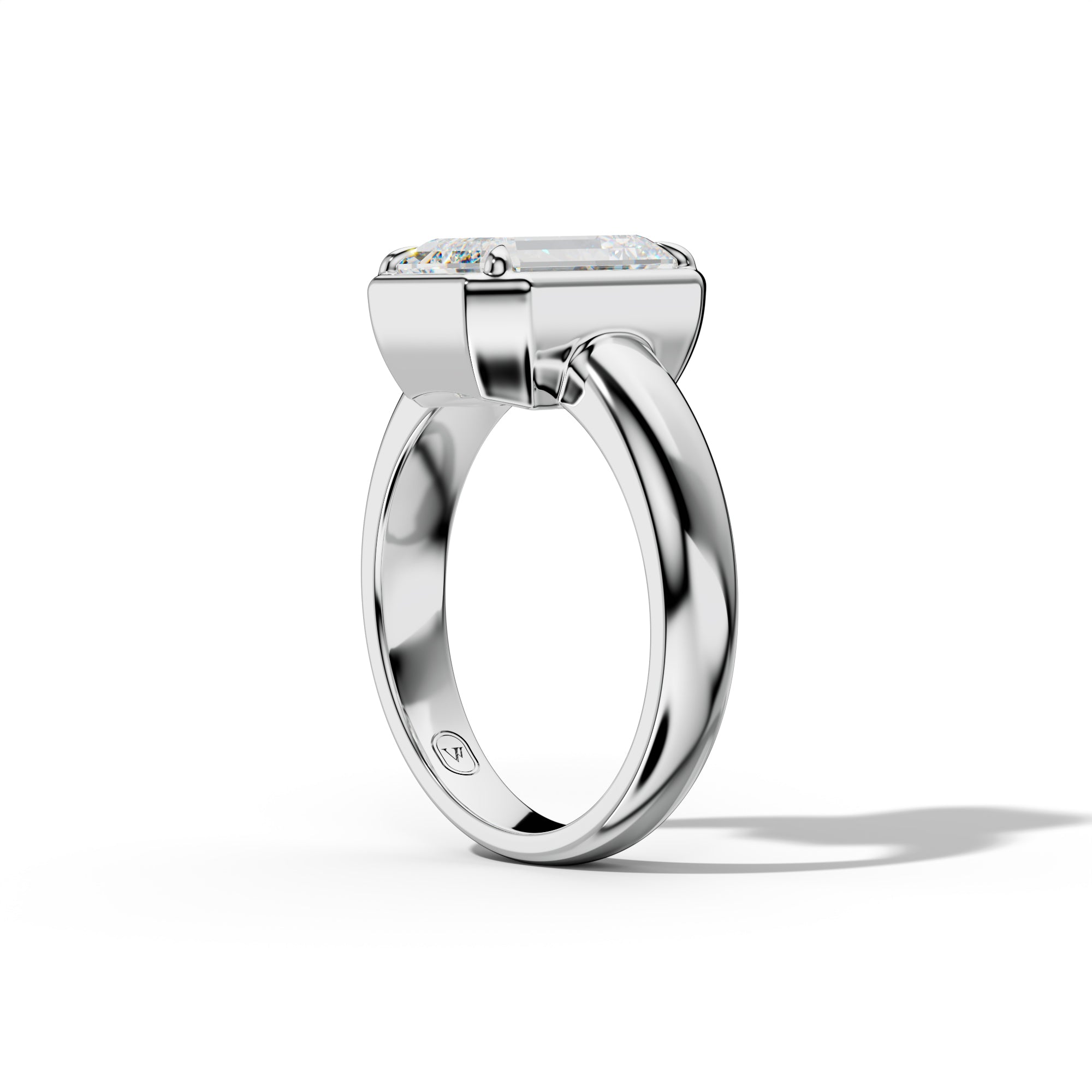 Giselle Emerald Cut Engagement Ring