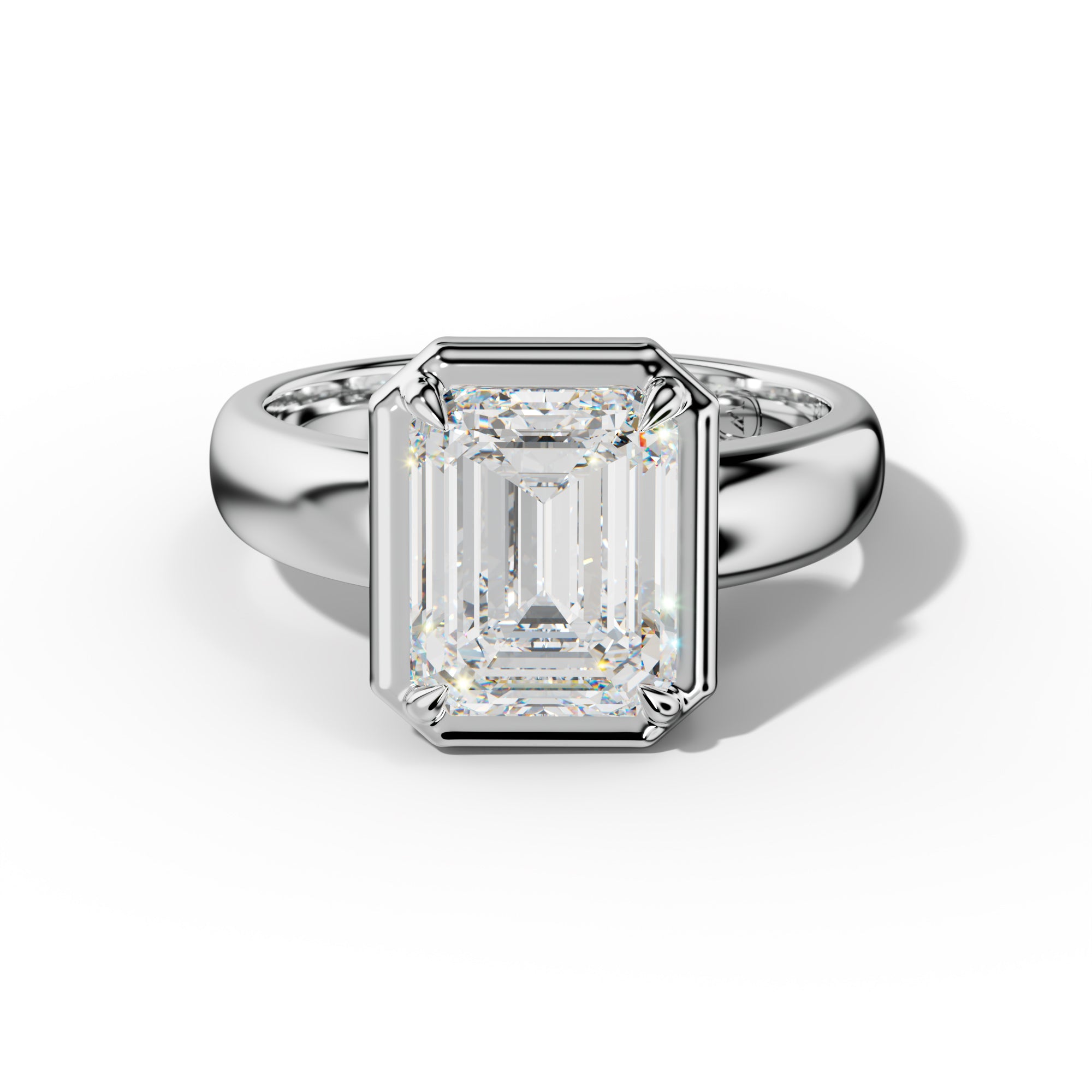 Giselle Emerald Cut Engagement Ring