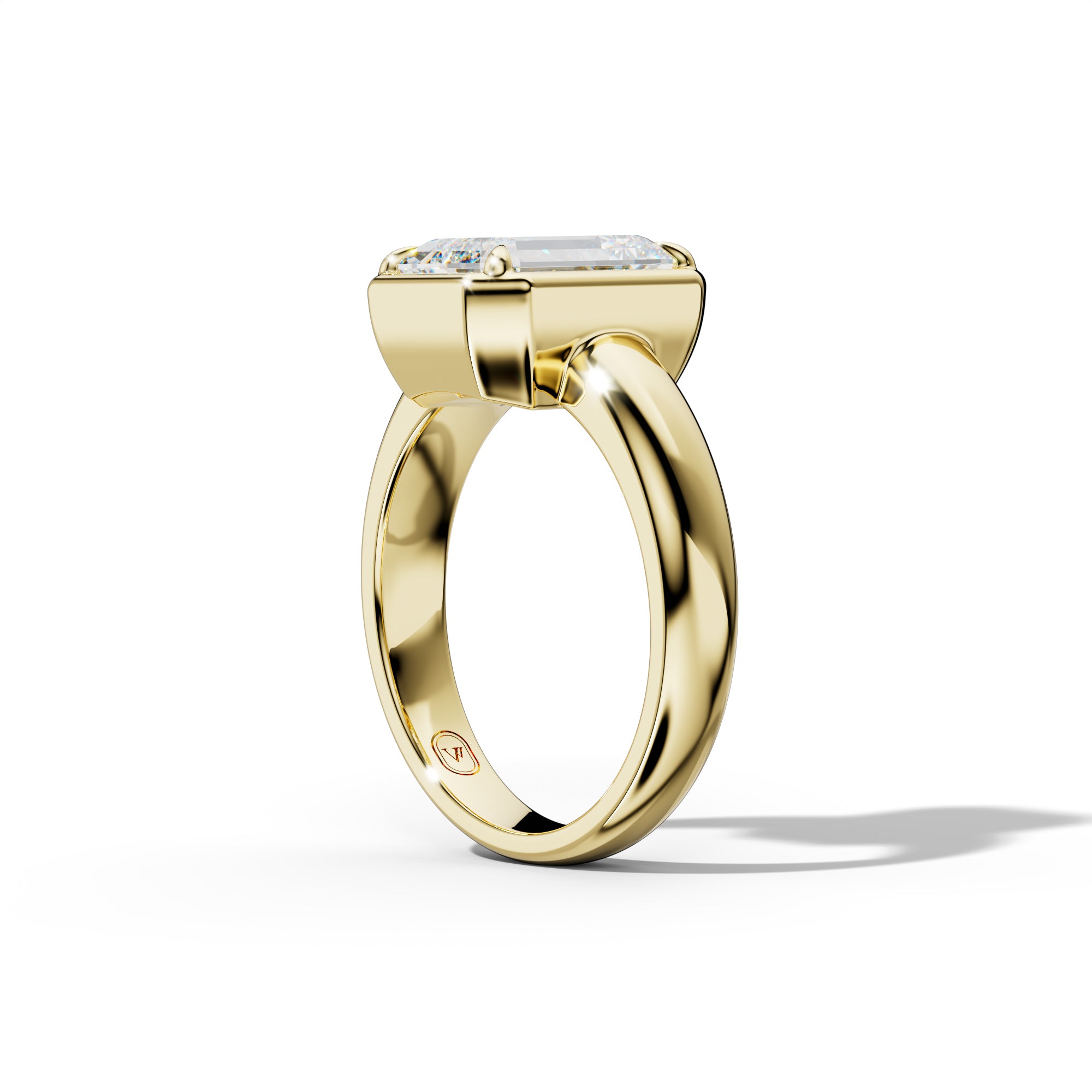 Giselle Emerald Cut Engagement Ring