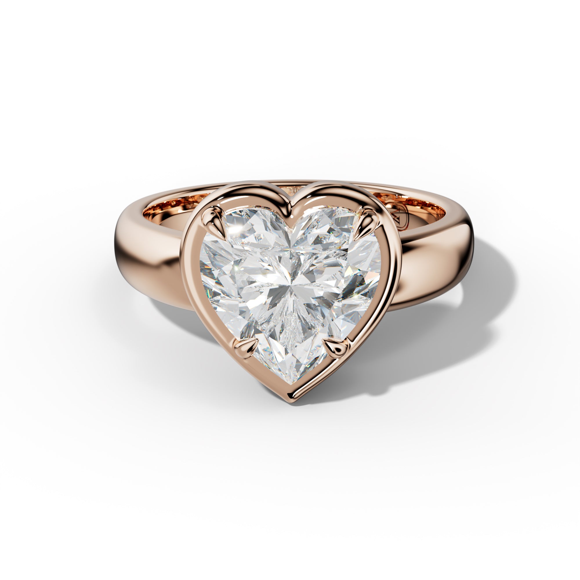 Giselle Heart Diamond Engagement Ring