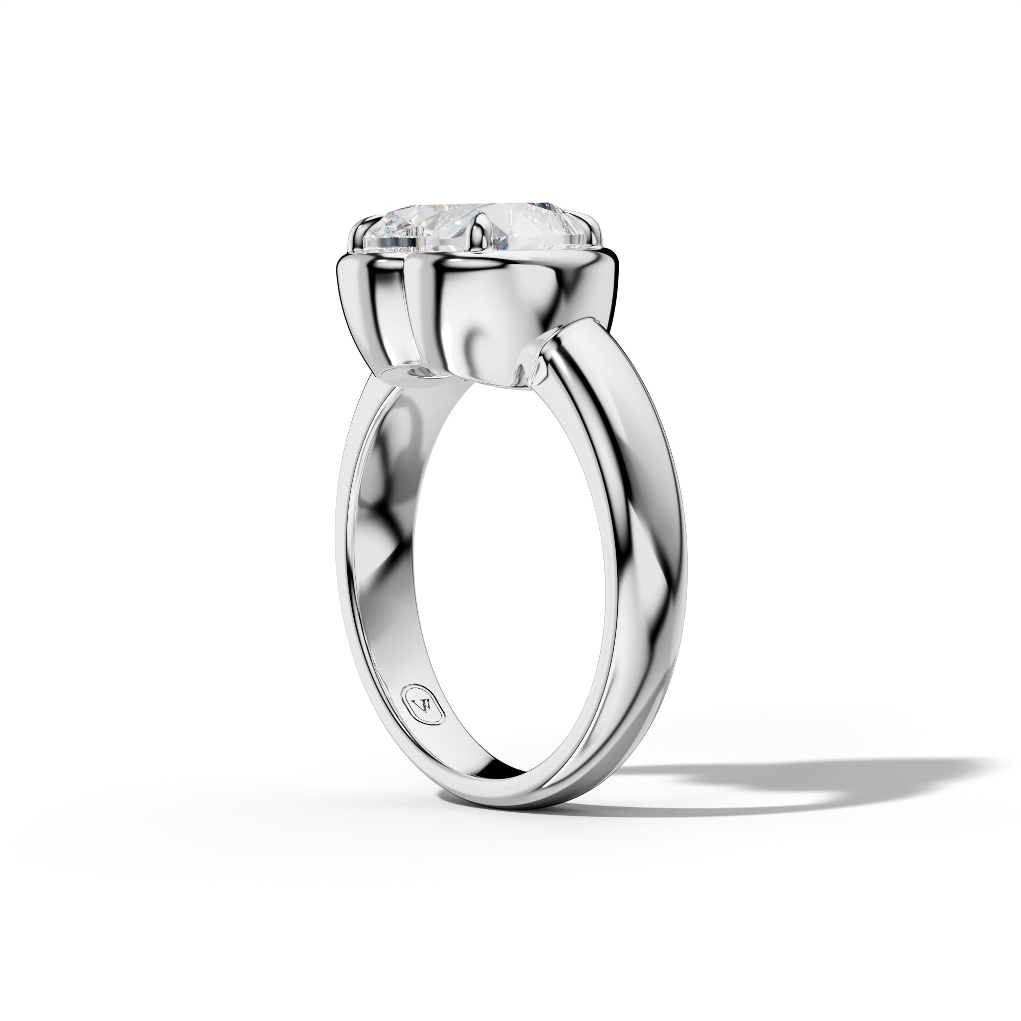 Giselle Heart Diamond Engagement Ring