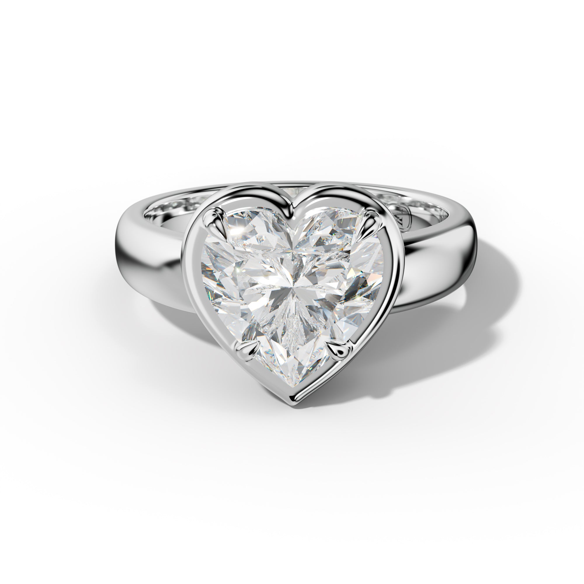 Giselle Heart Diamond Engagement Ring