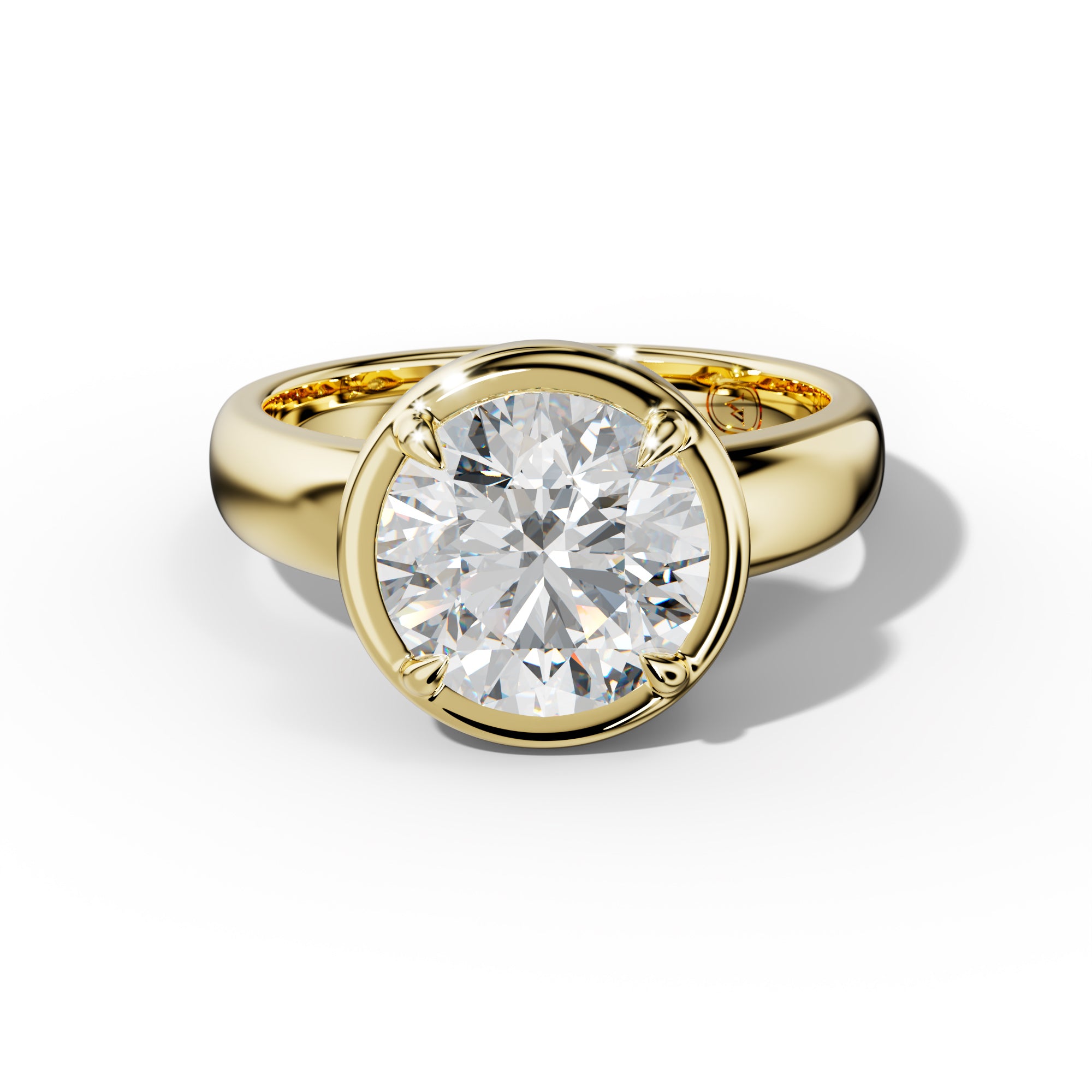 Giselle Round Diamond  Engagement Ring