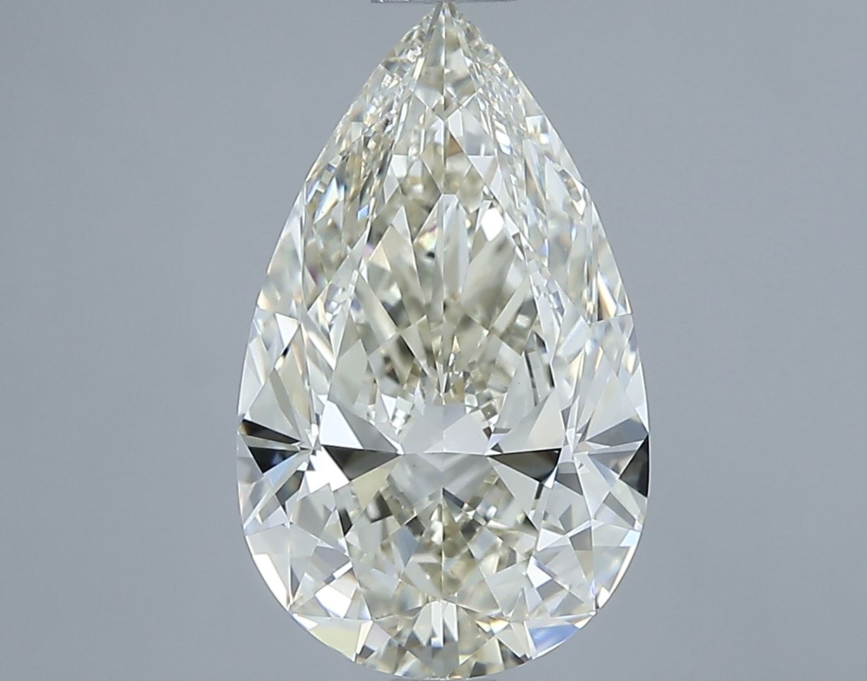 3.20 Carat K-VVS2 Pear Cut Diamond