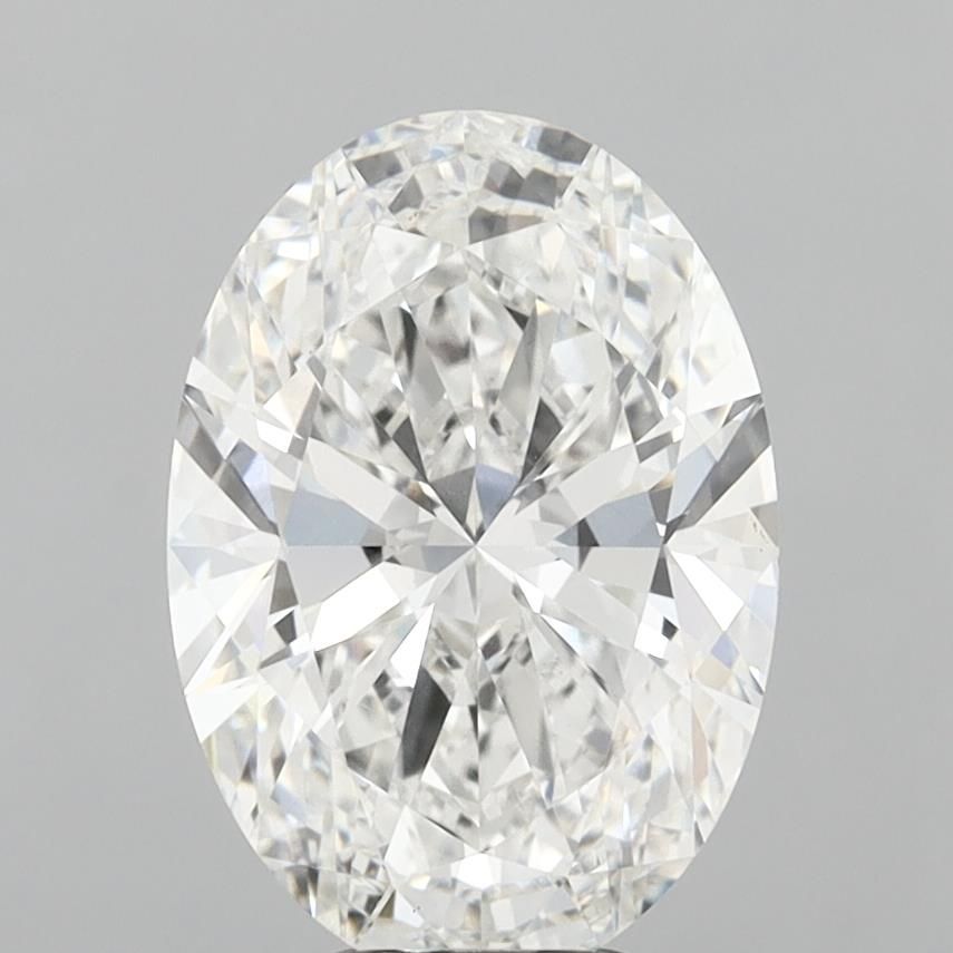 6.00 Carat F-VVS2 Oval Lab Diamond