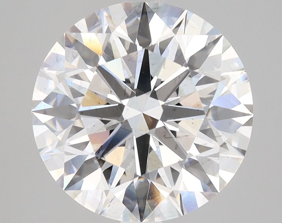 4.04 Carat F-SI1 Round Lab Diamond