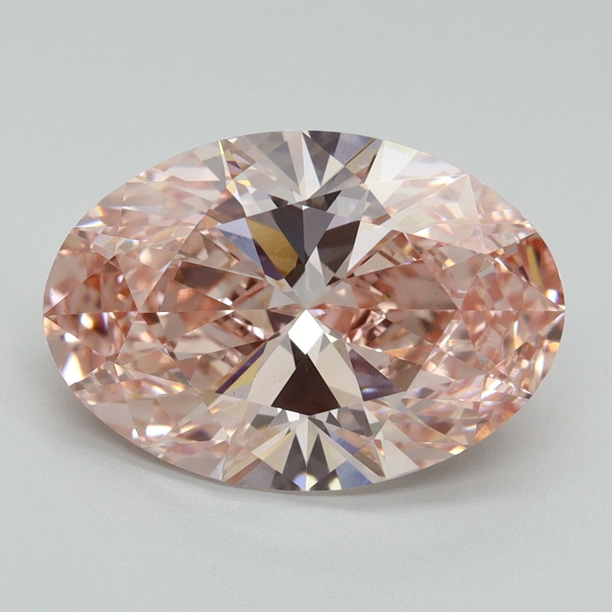 5.10 Carat Oval Cut Fancy Pink