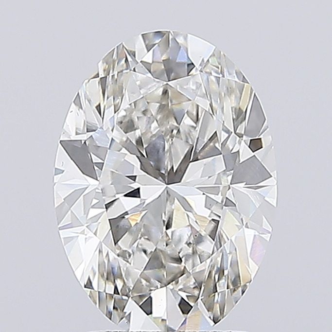 2.99 Carat H-VS2 Oval Lab Diamond