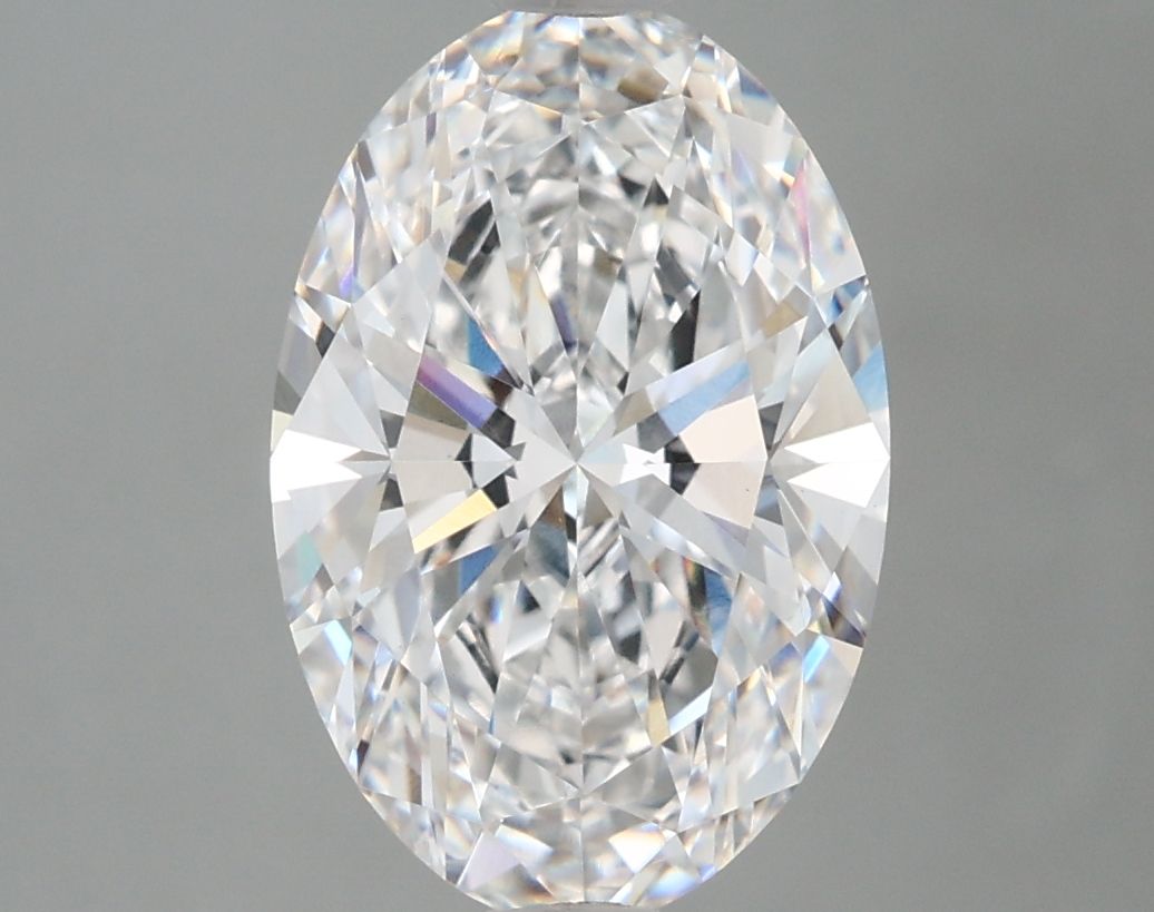 3.41 Carat E-VVS2 Oval Lab Diamond