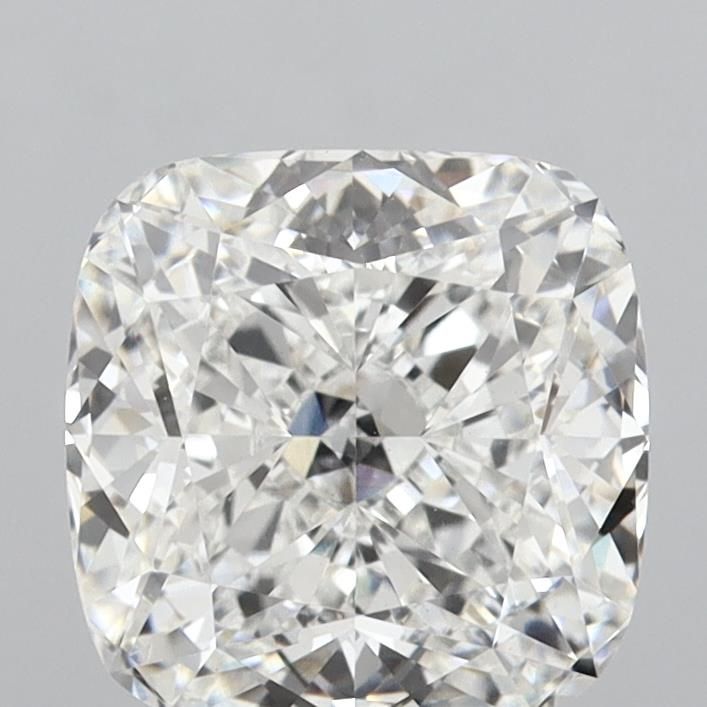 4.08 Carat F-VVS2 Cushion Lab Diamond