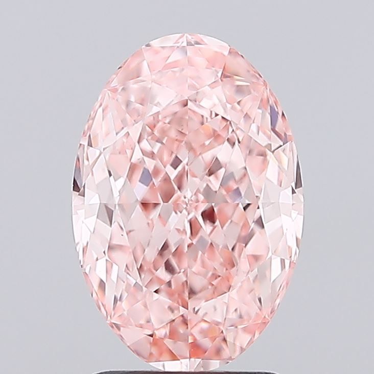 2.36 Carat Oval Cut Fancy Pink