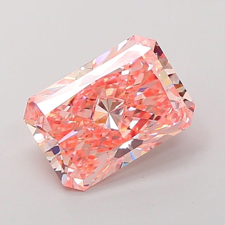 3.04 Carat Radiant Cut Fancy Pink