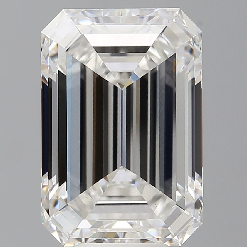 8.58 Carat F VVS2 Emerald Lab Diamond