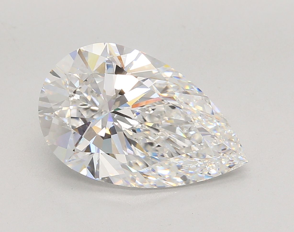 5.02 Carat E-VVS2 Pear Lab Diamond