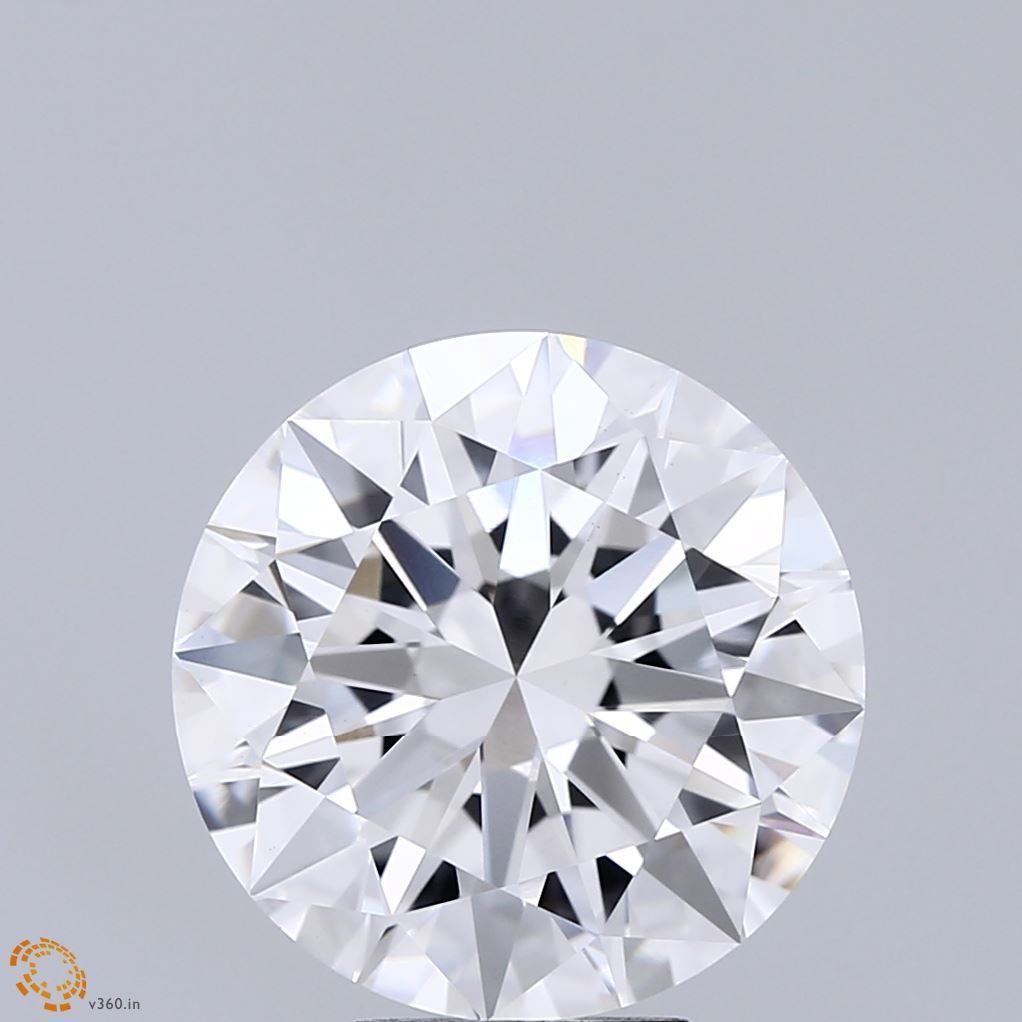 5.55 Carat D-VS1 Round Lab Diamond