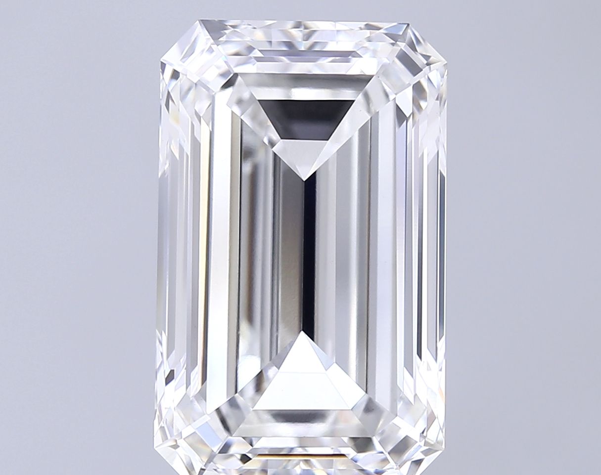 5.04 Carat F-VVS2 Emerald Lab Diamond