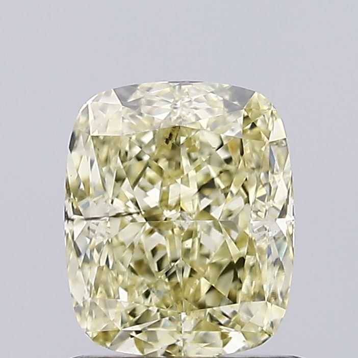 1.02 Carat Cushion Cut Fancy Yellow