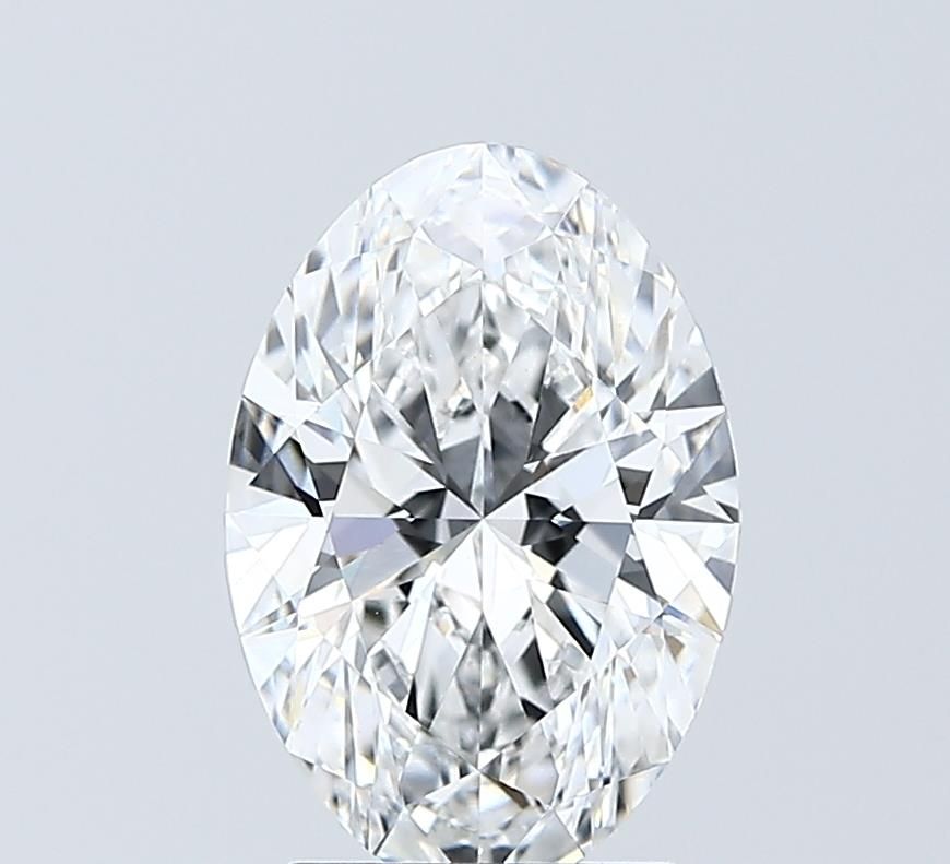 2 Carat D-VVS2 Oval Lab Diamond