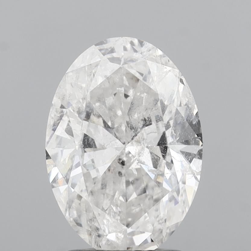 2.00 Carat F-I1 Oval Cut Diamond