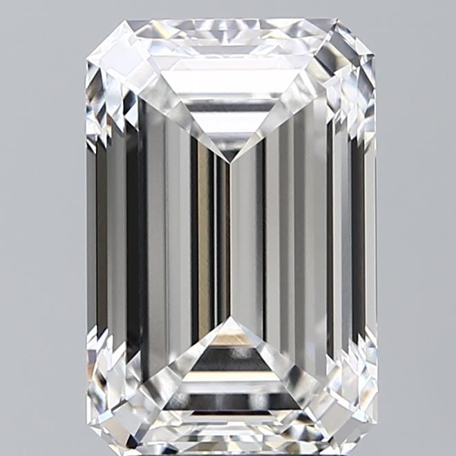 4.27 Carat F-VVS1 Emerald Lab Diamond
