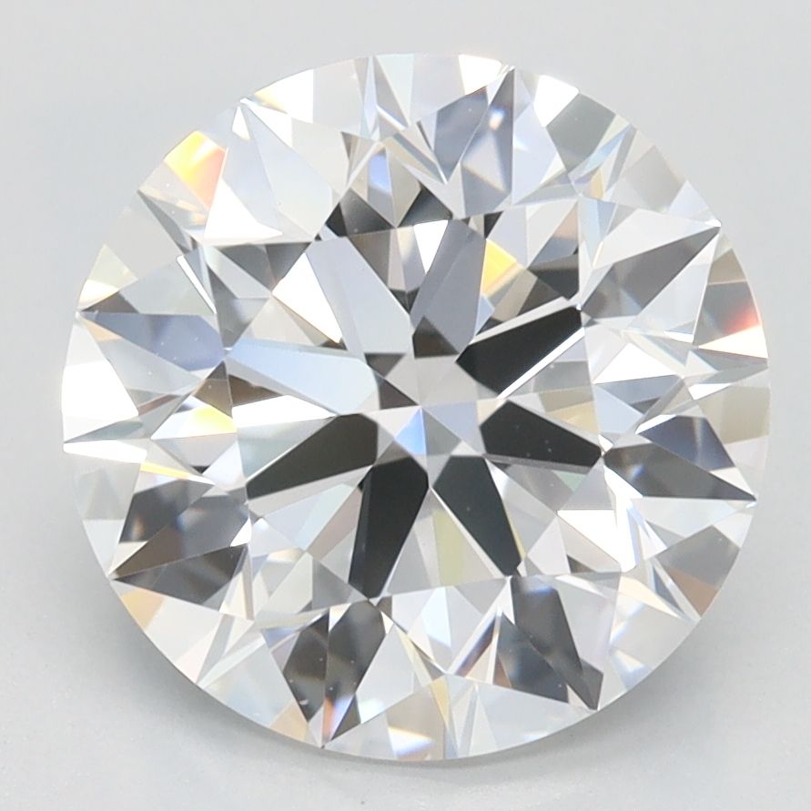 3.01 Carat D-IF Round Lab Diamond