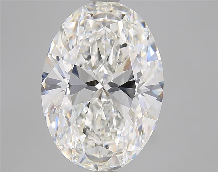 6.05 Carat F-VVS2 Oval Lab Diamond