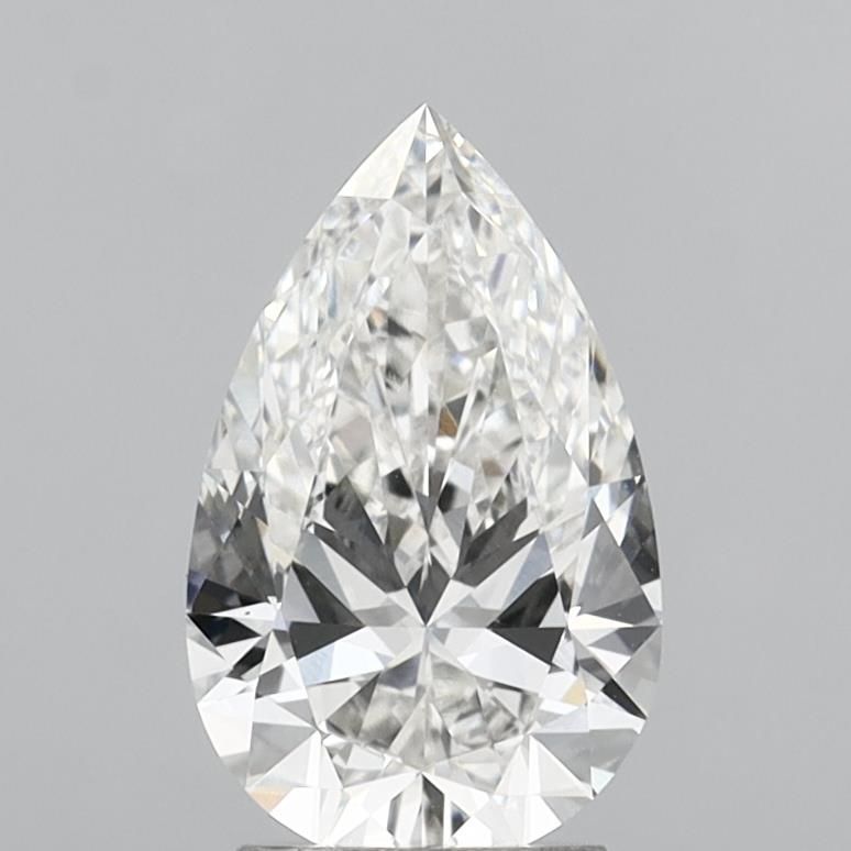 2.59 Carat F-VVS2 Pear Lab Diamond