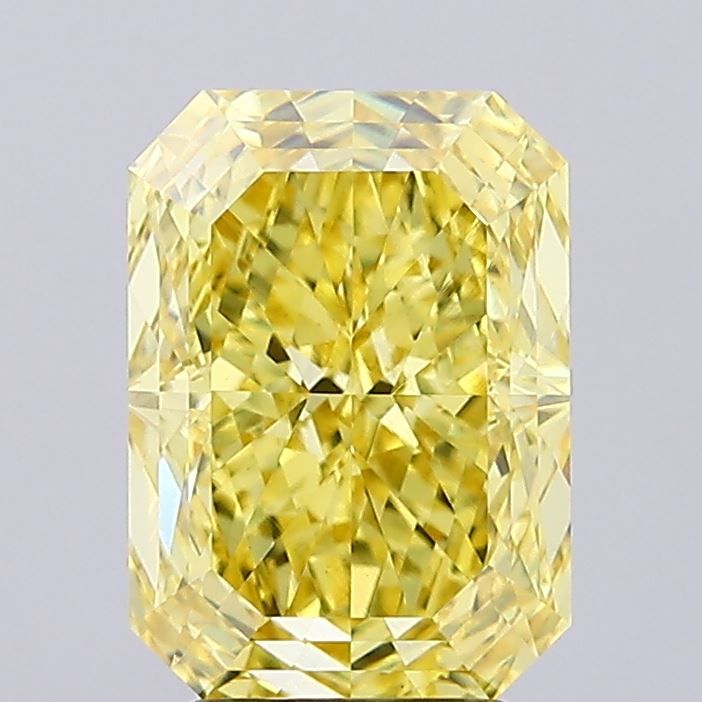 4.07 Carat Radiant Cut Fancy Yellow