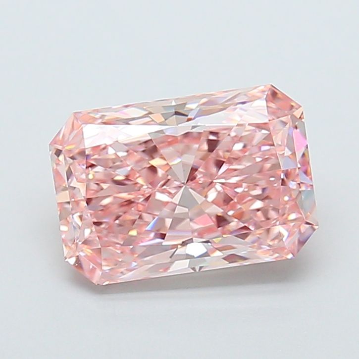 3.03 Carat Radiant Cut Fancy Pink