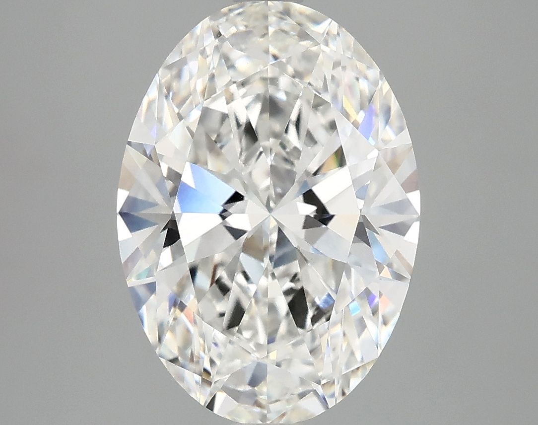 3.85 Carat F-VVS2 Oval Lab Diamond