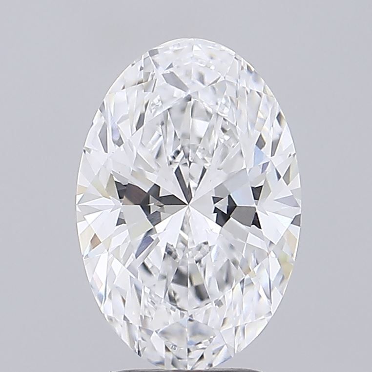 3.07 Carat D-VVS2 Oval Lab Diamond