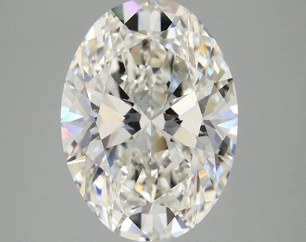 3.53 Carat G-VS2 Oval Lab Diamond