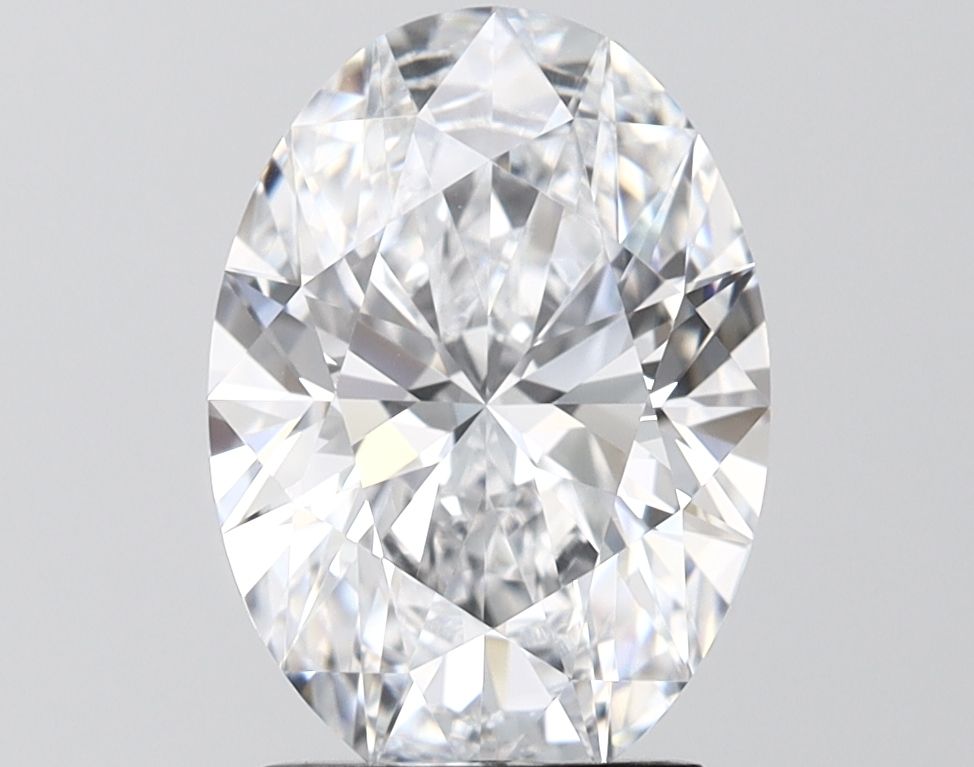 3.00 Carat D-VVS2 Oval Lab Diamond