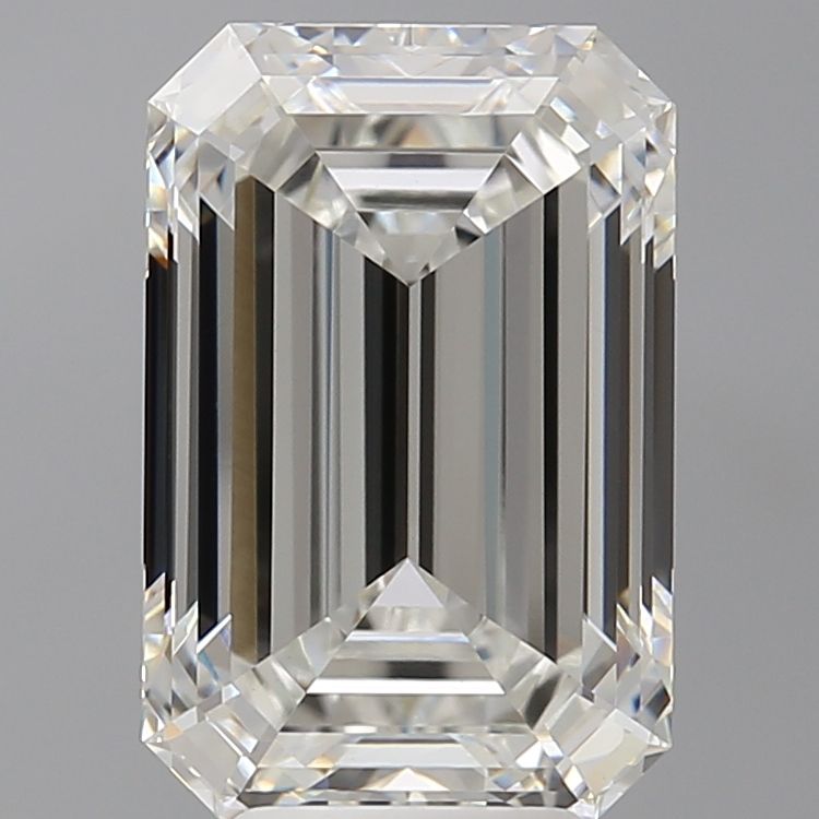 6.09 Carat G-VVS2 Emerald Lab Diamond