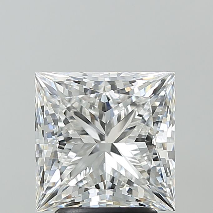 3.05 Carat F-VVS2 Princess Lab Diamond