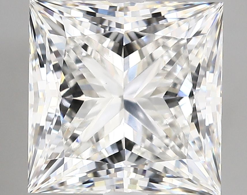 5.34 Carat F-VVS2 Princess Lab Diamond