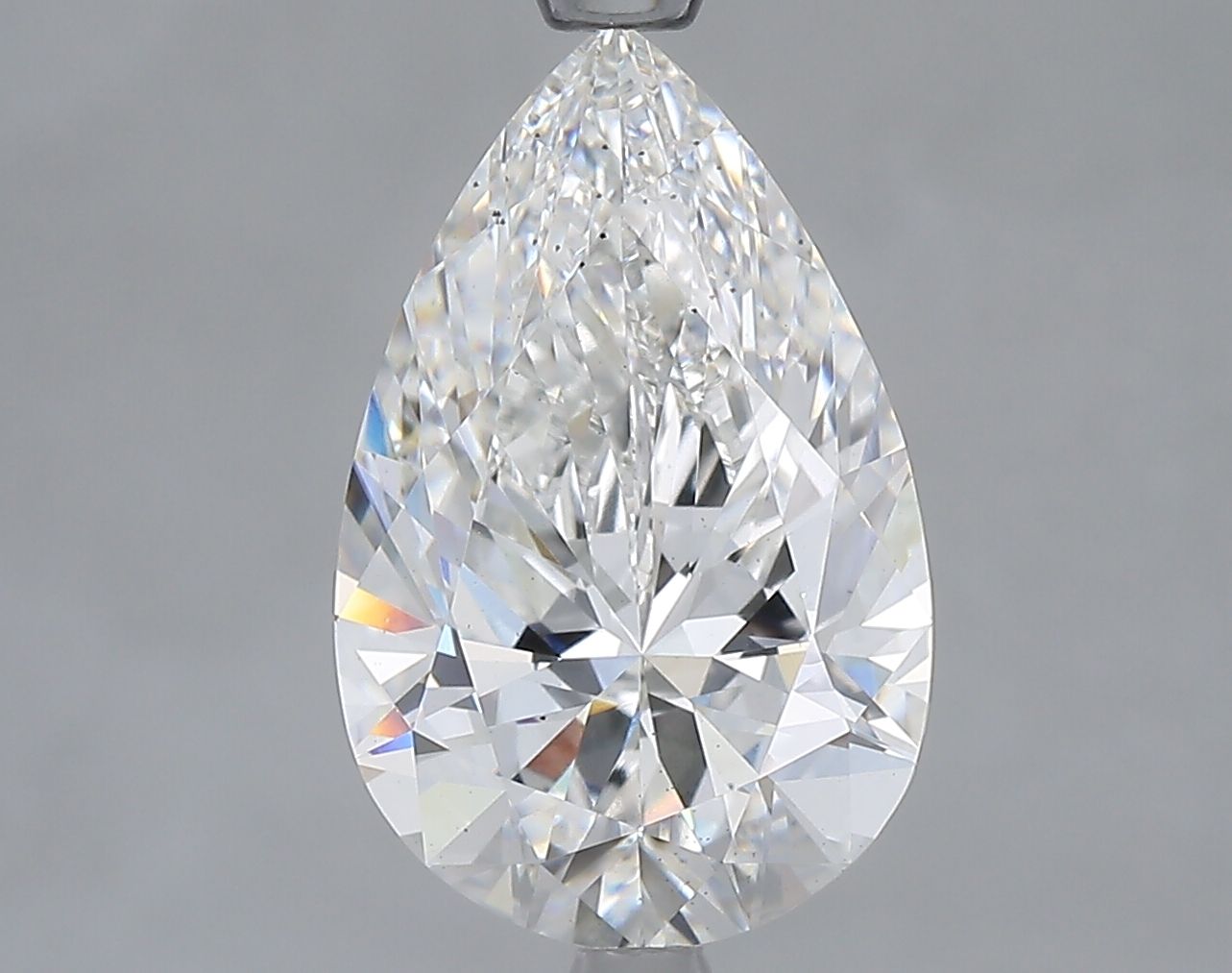 3.08 Carat F-SI1 Pear Lab Diamond