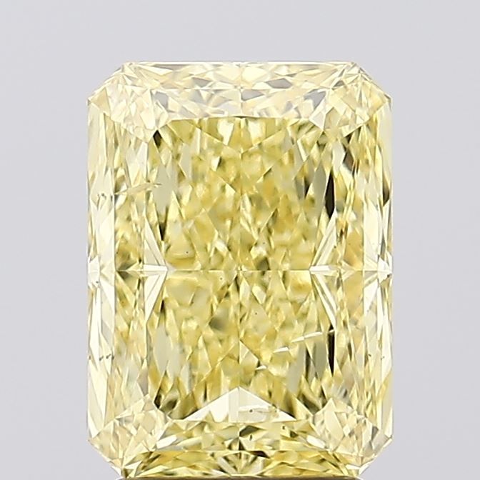 3.01 Carat Radiant Cut Fancy Yellow