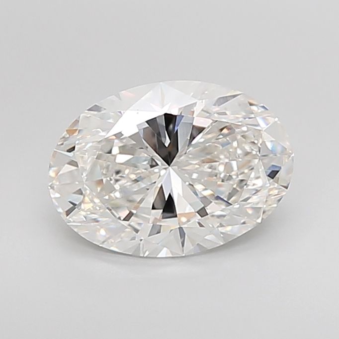 4.08 Carat F-VVS2 Oval Lab Diamond